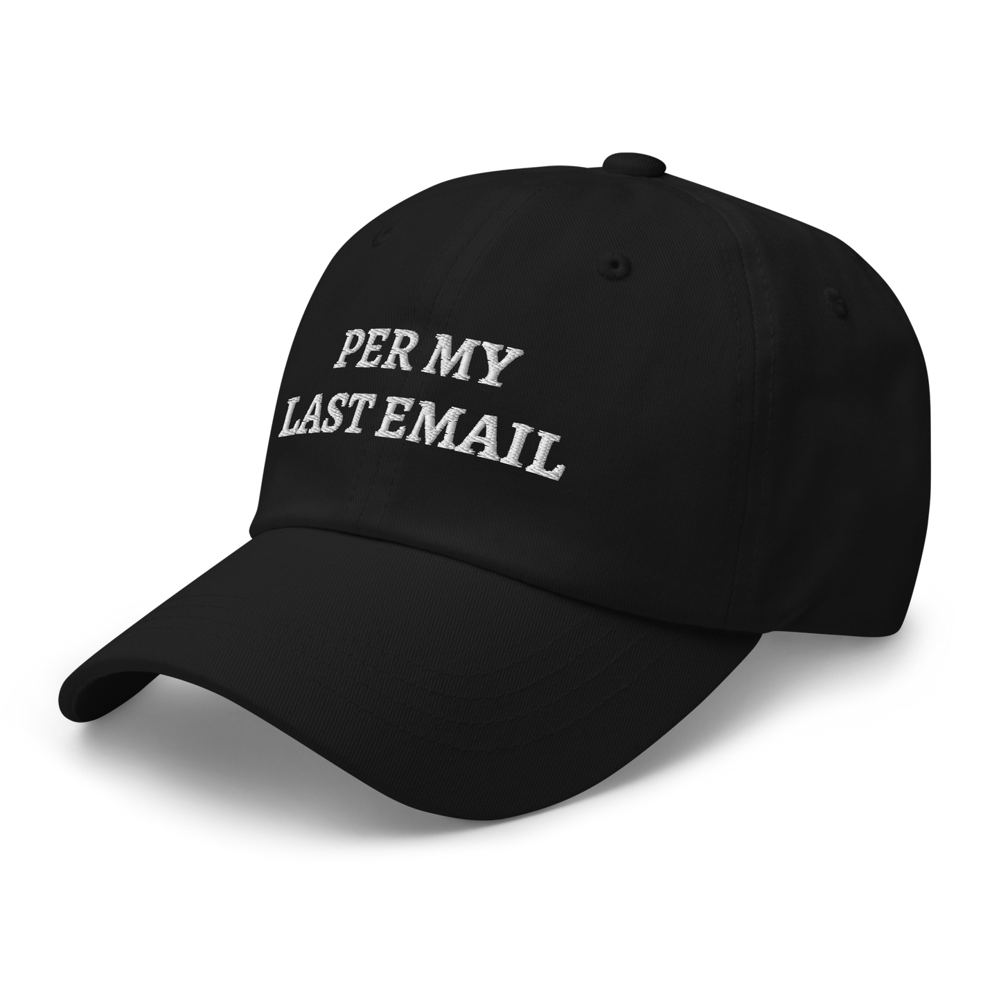 The Check in Cap (Large Font)