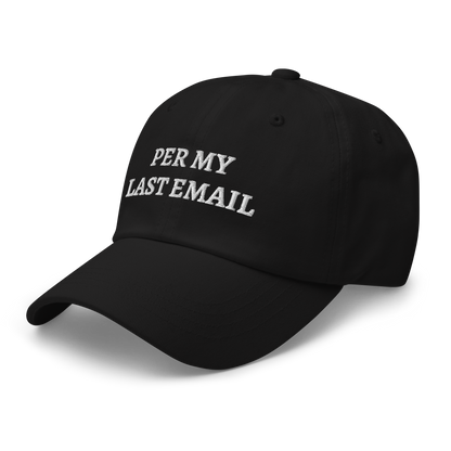 The Check in Cap (Large Font)