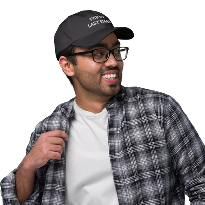 The Check in Cap (Large Font)