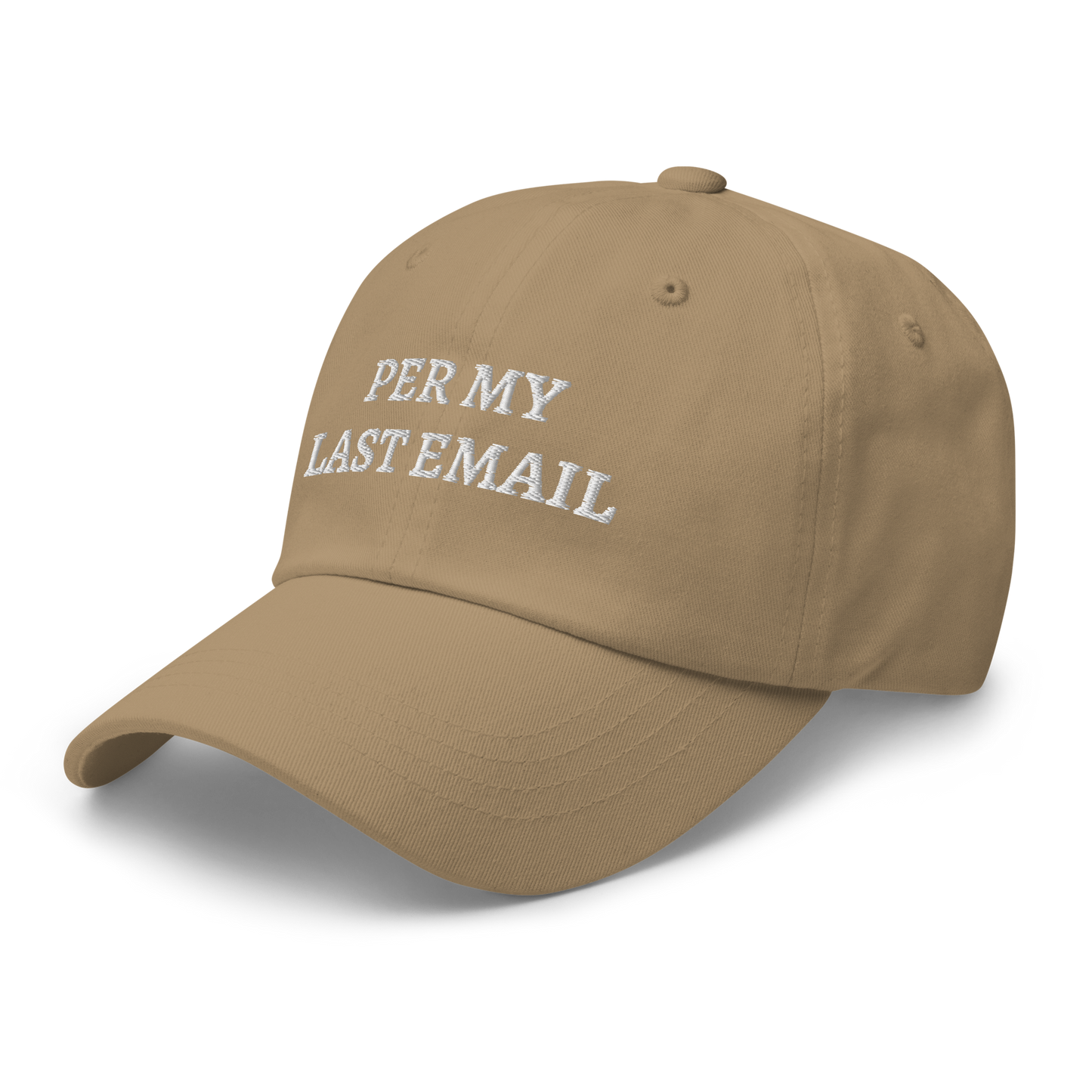 The Check in Cap (Large Font)
