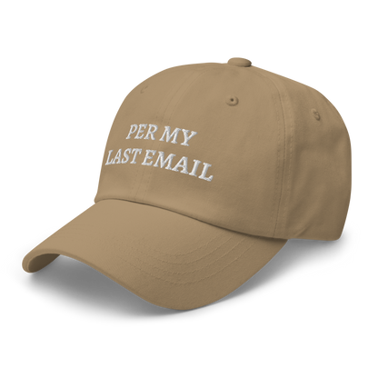 The Check in Cap (Large Font)