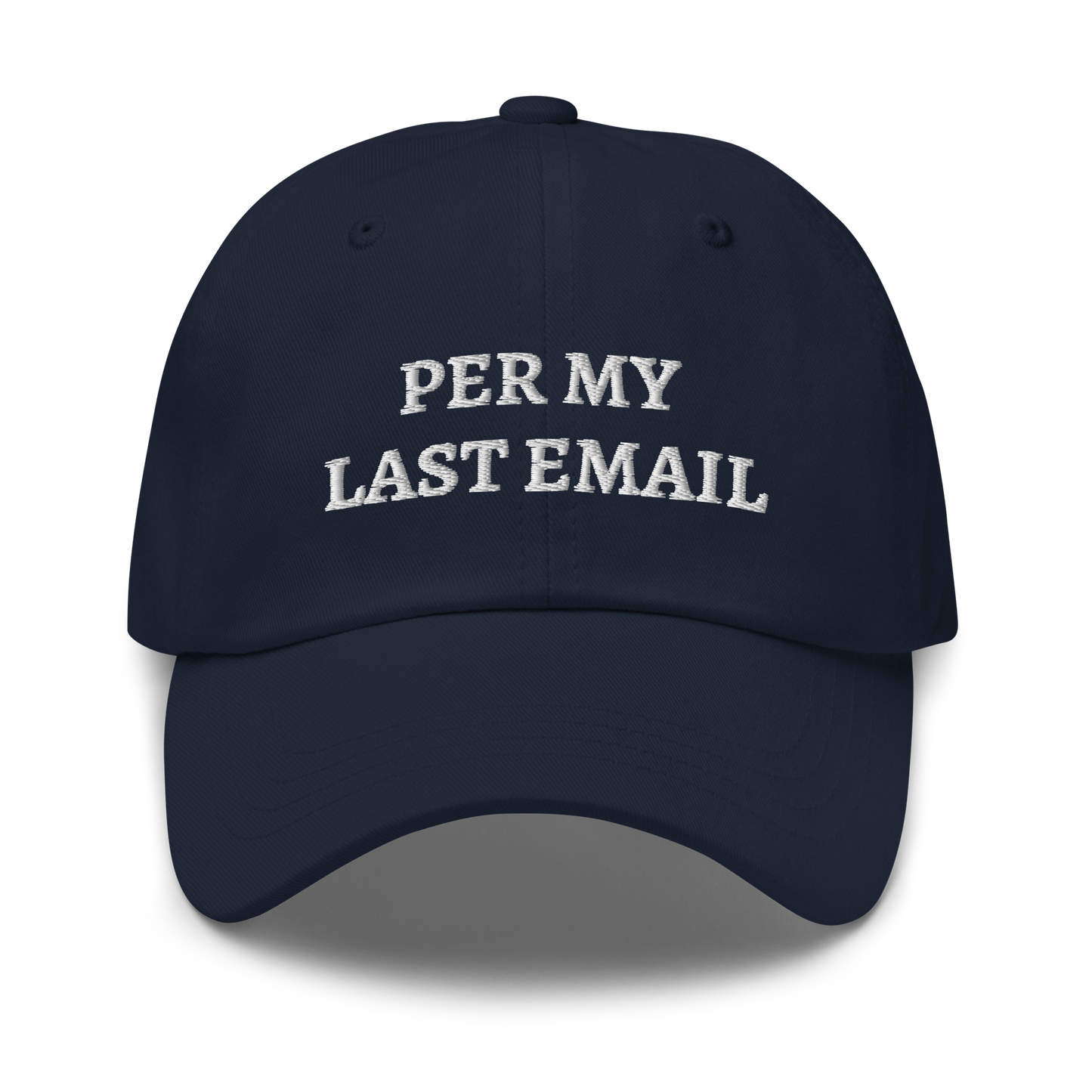 The Check in Cap (Large Font)