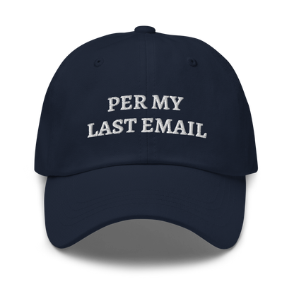The Check in Cap (Large Font)