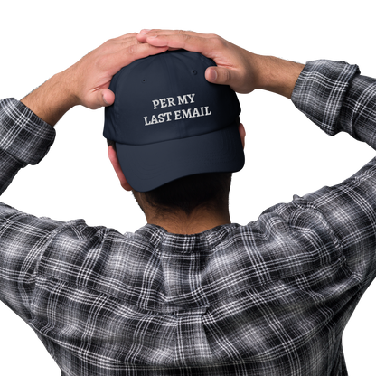 The Check in Cap (Large Font)