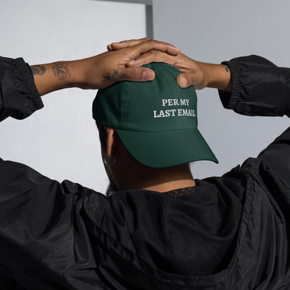 The Check in Cap (Large Font)