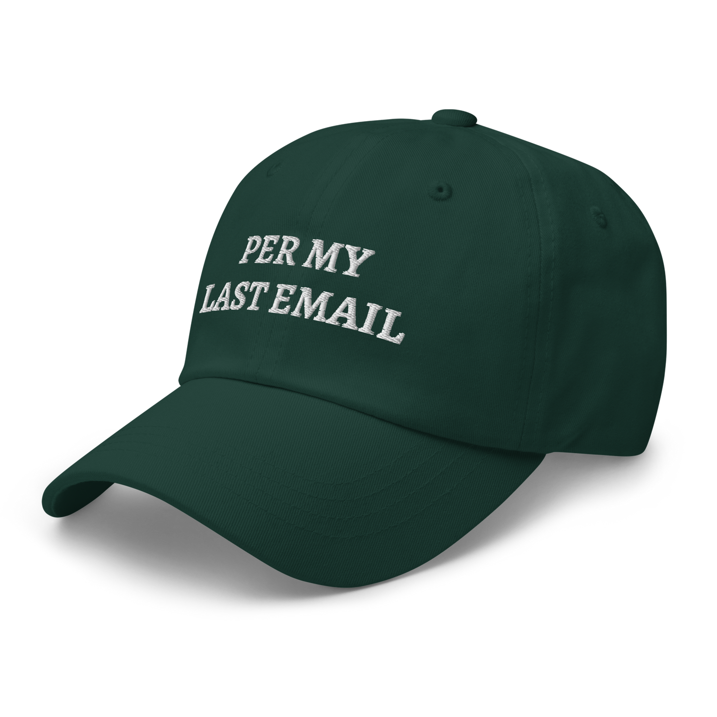 The Check in Cap (Large Font)