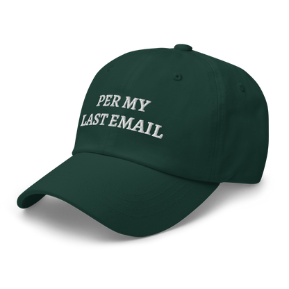 The Check in Cap (Large Font)